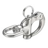 2Pcs316 Stainless Steel Swivel Snap Shackle ，Marine Quick Release Boat