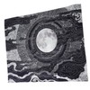 Ciieeo 1Set Black Wall Tapestry Elegant Hanging Carpet for Party