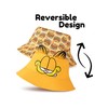 Garfield Unisex Orange Reversible Bucket Hat | Classic Cartoon Clothing