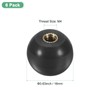 M METERXITY 6-Pack Threaded Ball Knobs, M4 Female Thread 16mm