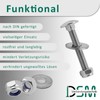 DSM - Carriage Bolts M8 x 80 mm DIN 603