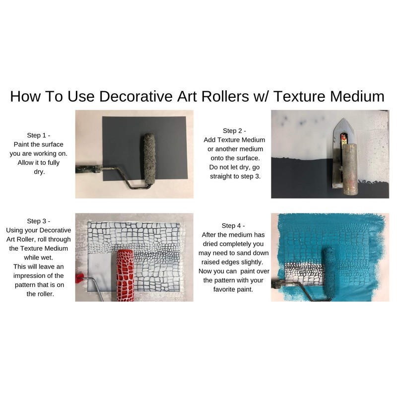 Simplicity Pattern - Decorative Art Roller - 7" Texture Roller