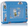 Sketch Snoopy Coin Purse with Pass, Blue (SPZ-2815)