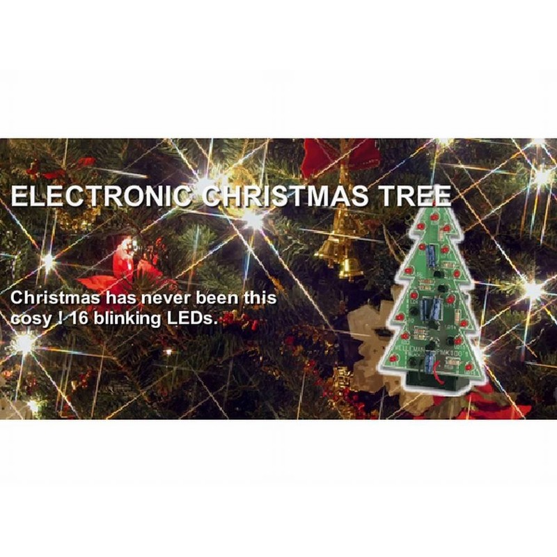 Velleman Mini Kits MK100 Weihnachtsbaum mit Blinkenden LED