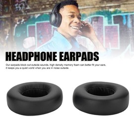 Replacement Ear Pads Cushions for RB-M700B, RB-M500B, Protein Leather Memory Foam Earpads Cover for RB-M500BE-K Headphones (Black)