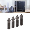 4Pcs Extruder Nozzles for CR K1 Hardened Steel Smoothing Durable