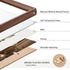 Heimlove 8.5X11 Picture Frames Natural Walnut,Original Wood Hand Make Crafted