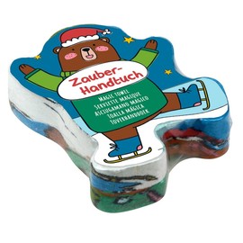 moses. Magic Towel Christmas Friends - Christmas Towel for Children, Small Guest Towel with Christmas Motif for the Little Ones, 17254