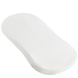Mecc ecoh Bassinet Mattrss, Hourglass 30"x18" Bedside Sleeper Mattress, 2" Thick Strong Support, Removable Breathable Cover, Water Resistant Lining Protector, Non-toxic, Hypoallergenic, Easy To Clean