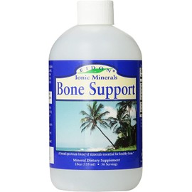 Eidon Mineral Wellness Support Liquid Supplement - Ionic Trace Mineral Drops to add to Water, Calcium, Magnesium, Zinc, Manganese, Silica, Sulfur, Boron, Bioavailable - 18 oz