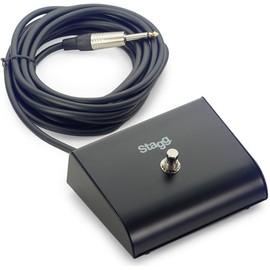 Stagg SSWB1 Pro-Series Switch Box with 1 Button and 5m Cable - Black