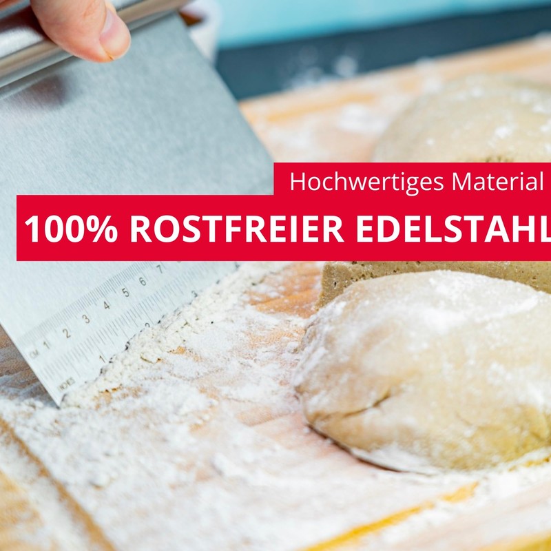 Westmark Dough Card with Scale - High Quality Dough Spatula