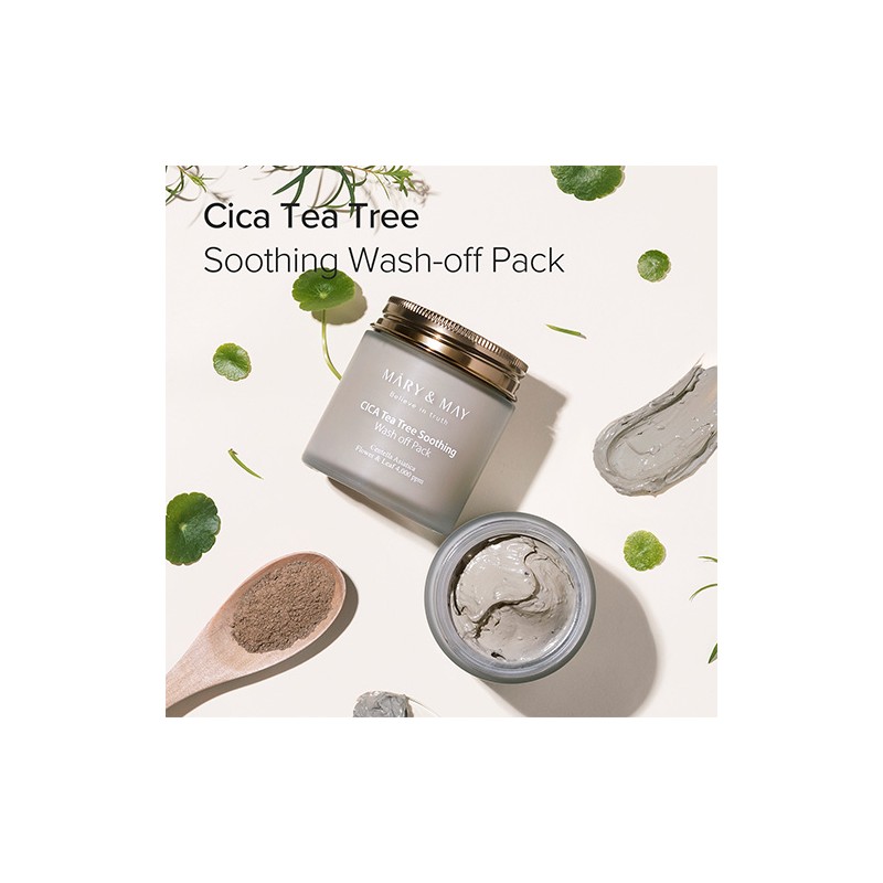 Mary&May [Mary&May]CICA TeaTree Soothing Wash off Pack 125g