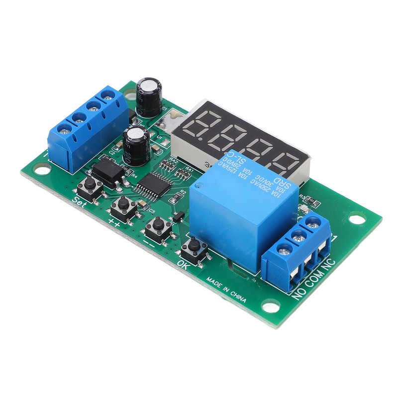 Multifunctional Pulse Counter Relay Board 0.1S to 9999999.9s 0.01s Accuracy