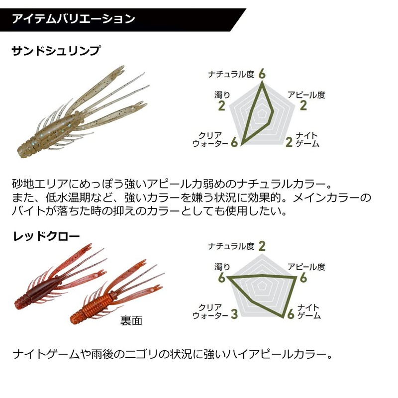 Daiwa Silver Wolf Urban Shrimp 2.8 Shrimp Red Gold Chining/Crodie/Worm