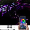TABEN Car Interior Ambient Lighting Kits 3 Meters Fiber Optic