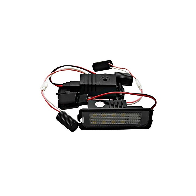 LED number plate lighting modules, E-mark, plug & play, xenon