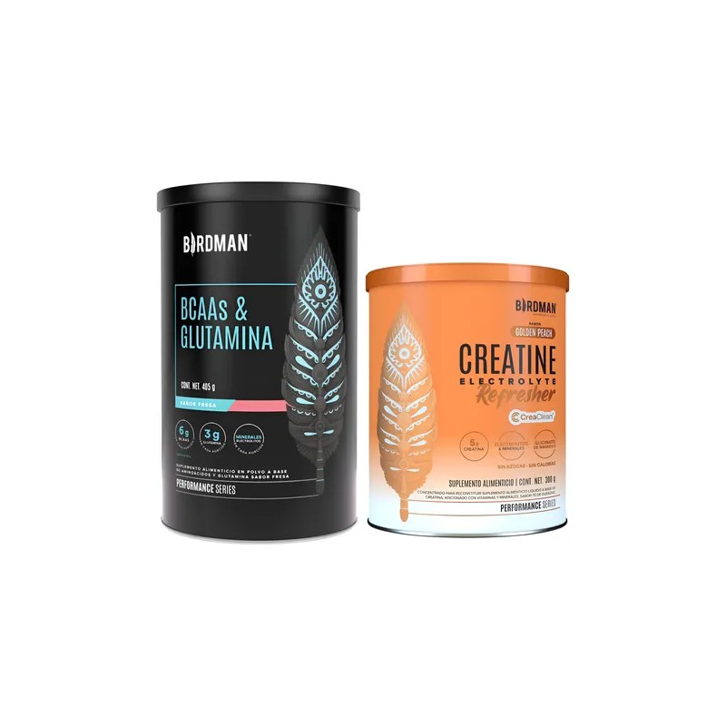 Birdman Creatina Electrolitos Magnesio Bcaas Con Glutamina