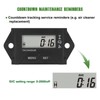 Yooreal Digital Maintenance Operating Hour Meter Tachometer for 2 or