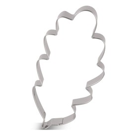 LILIAO Fall Oak Leaf Cookie Cutter for Thanksgiving - 2.5 x 4.2 inches - Stainless Steel