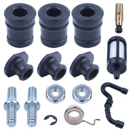 Mtanlo Buffer Cap Oil Pump Fuel Hose Bar Nuts Kit For Stihl MS180 MS180C MS170 018 017 Chainsaw 1123 791 2800, 1123 791 7300, 1123-640-3200, 1123 664 2400, 0000 955 0801, 1130 358 7700