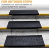 Spurtar Rubber Stair Treads, 30" x 10" 3PCS Outdoor Rubber