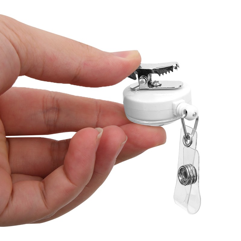Retractable Badge Reel Clip Portable Nurse ID Name Card Badge