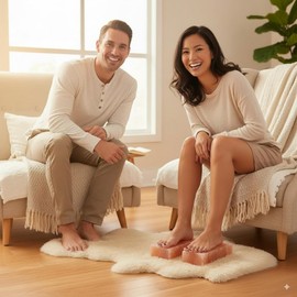 2 pieces Each 4”x8”x2” Foot Detox Himalayan Salt Blocks - Ionic Foot Plates