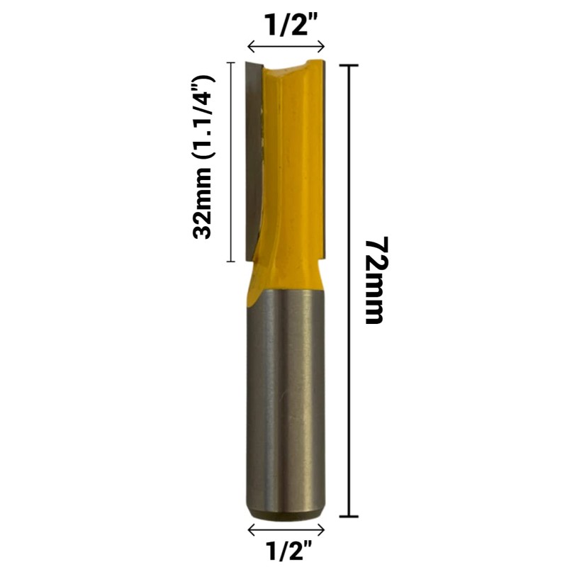 Rennie Tools - 1/2" Cutting Diameter x 1/2" Shank x