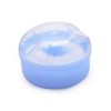 Blue Container Powder Cosmetic Puff Sponge Soft Face Case Body