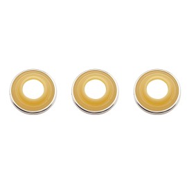 GCC 1941-48 Chevy Passenger Car Chrome Door Window Vent Crank Escutcheons 3 Piece