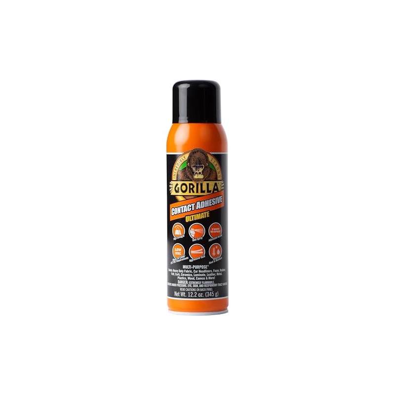 Gorilla 109852 Ultimate Contact Adhesive, 12.2 oz. Spray - Quantity