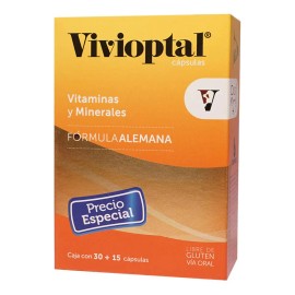 Vivioptal Cápsulas, 30 Cápsulas + 15 Oferta