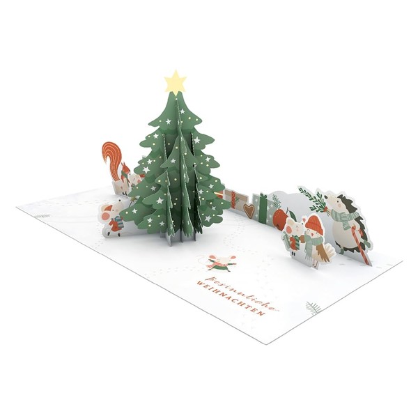 Graphic Workshop, Pretty Pop-Up Card, Three-Dimensional, Christmas, Contemplative Christmas