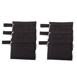 Augbunny 600D Zipper Multi-Purpose Waterproof School Office Home Supply Organizers Pouch Tool Bag 6-Pack