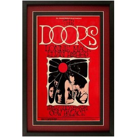 The Doors Jim Morrison Concert Poster Double Mated Framed Display