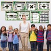 Pasimy 8 Pcs Eucalyptus Math Posters Greenery Math Bulletin Board