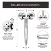 Looky Pearl Diamond Massage Roller – Deluxe Body Sculpting Tool