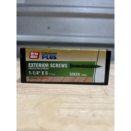 Grip-Rite NEW BOXES!! Grip Rite Prime Guard Plus 1-1/4" x 8 Exterior Green Screws T-25 T25