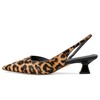 Franco Sarto Women's Devin Pump, Camel Brown Leopard Print, 9