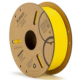 ELEGOO PLA Filament 1.75mm Brown 1KG, 3D Printer Filament Dimensional Accuracy +/- 0.02mm, 1kg Cardboard Spool(2.2lbs) 3D Printing Filament Fits Most FDM 3D Printers:_1kg Yellow