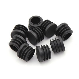 38mm Black Plastic Plugs, Black Round Tube Covers, Inner End Caps for Chairs Desks Tables Foot Furniture Pipe, 20 Pcs