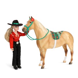 Breyer 2025 Holiday Play Set | Holiday Trail Ride | Model # B-HP-10368