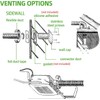 6" Dryer Vent Kit with Hose/Duct Connector/Wall Plate, Dryer Vent