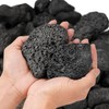 Mr. Fireglass Lava Rock Granules, Large Black Volcanic Lava Rock