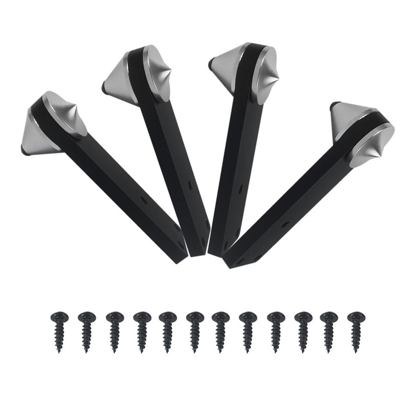 Lyaciomn 4PCS Adjustable Combined Type Audio Speaker Foot Subwoofer Shockproof