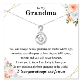 Gifts for Grandma Mothers Day Gifts for Grandma Grandmother, Christmas Valentines Day Easter Birthday Gifts Stocking Easter Basket Stuffers Necklace Jewelry Gifts for Grandma Nana Mimi Grammy Gigi Women