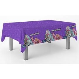 BeenSmile, Moster High 120 x 180 cm Table Cloth Decoration for Birthday, Children's Party, Celebration and Birthday, Pack of 1