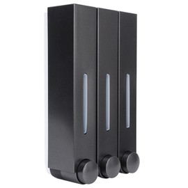 Yctze Liquid Soap Dispenser, Wall Mounted Shower Soap Dispenser with Three Heads, Shampoo Dispenser for Hotel Bathroom