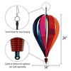 In the Breeze Jumbo Rainbow Glitter 8-Panel Hot Air Balloon,24"